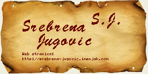 Srebrena Jugović vizit kartica